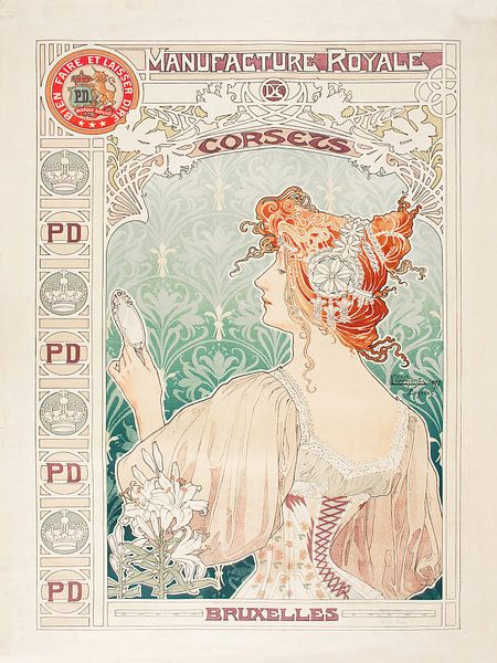 Alfons Mucha - Manufacture Royale par Old Masters