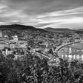 Budapest schwarz-weiß von Manfred Voss, Schwarz-weiss Fotografie