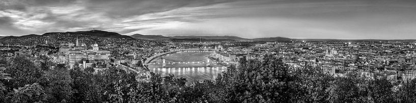 Boedapest zwart-wit van Manfred Voss, Zwart-Wit Fotografie