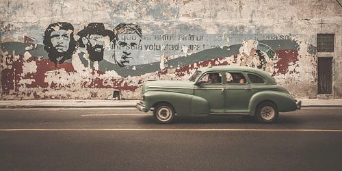 Mauer Che Guevara Fidel Castro chevrolet Havanna Kuba