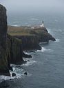 Schotland, Neist Point Lighthouse, Isle of Skye Color desat. von Ivo Bentes Miniaturansicht