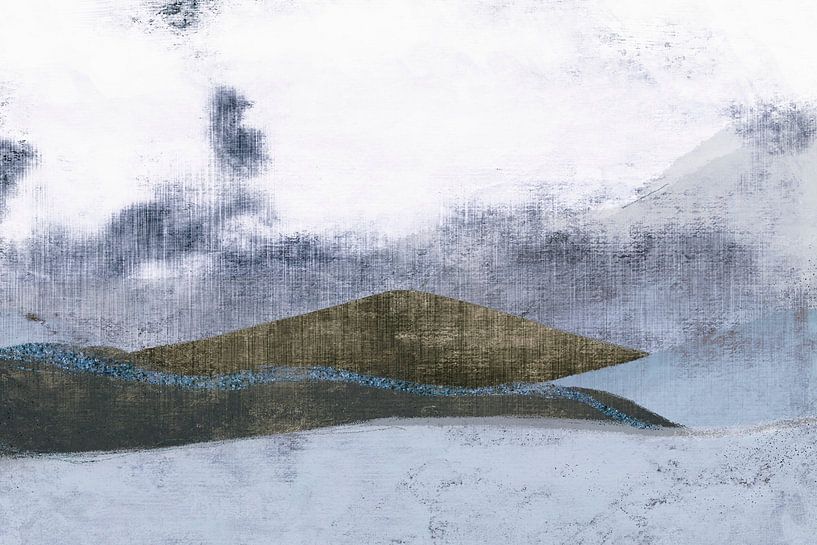 Scandinavia Abstract by Mad Dog Art