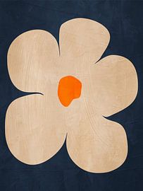 Modern geometric organic abstract art