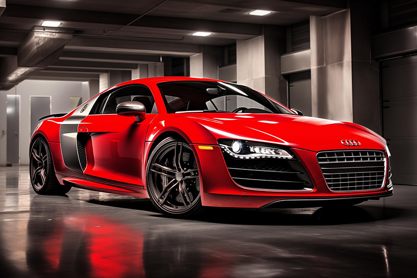 Audi R8 Behang Breedbeeld Koop Audi Posters Van Europosters.be