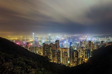 Hong Kong Peak Panorama von Roy Poots
