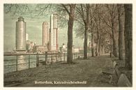 Oude ansichten: Rotterdam Katendrechtse Hoofd van Frans Blok thumbnail