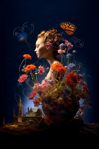 Beauty in Shadows: A Floral Tribute