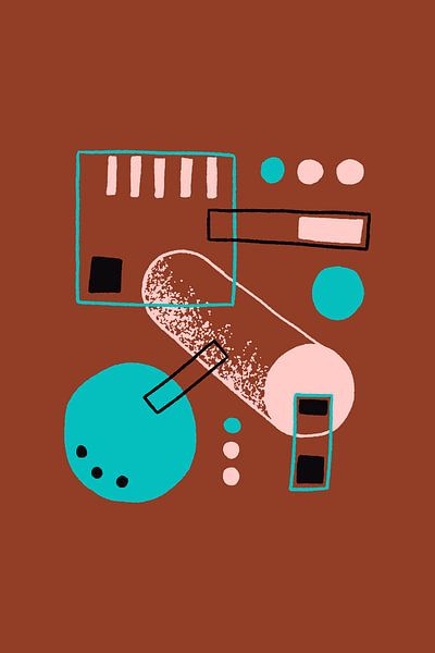 Mid Century Geometry by FRESH Fine Art