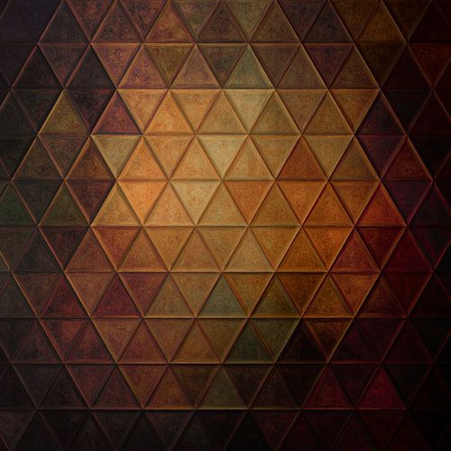 Mozaïek warm bruin #mosaic