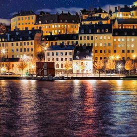Nachtpanorama Stockholm