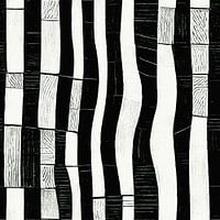 Art deco black and white pattern #I