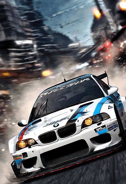 Bmw m3 gtr splash art par kevin gorter
