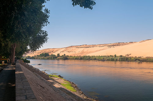 Aswan botanische tuin