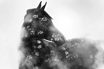 Flower horse van Kim van Beveren