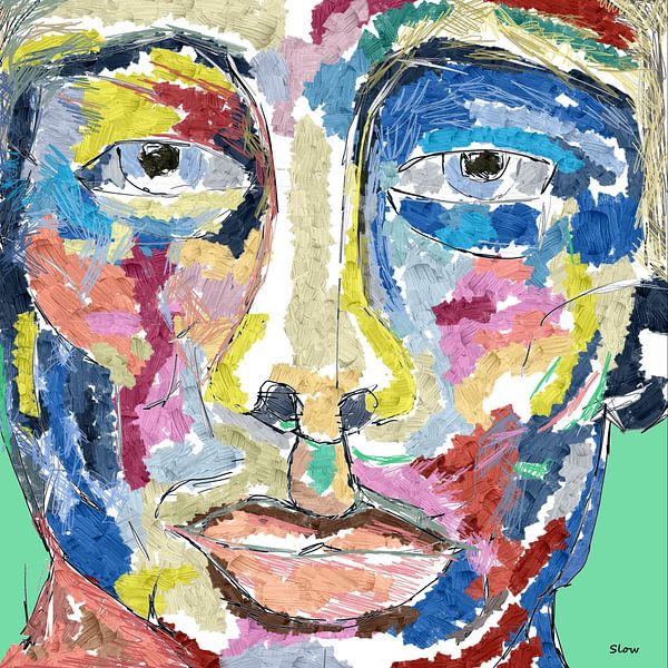 een duidelijk portret van SlowDad Art