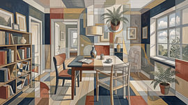 Geometric Interior Study by Markus Gann