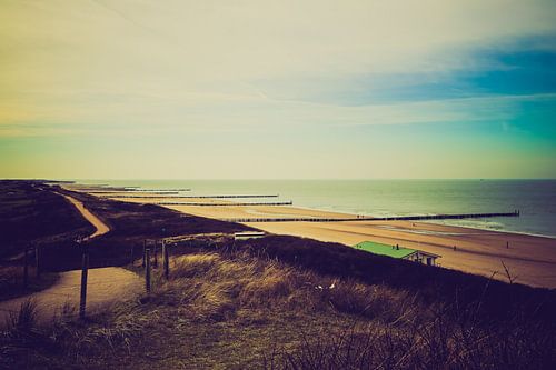 Overzicht over de stranden bij Domburg