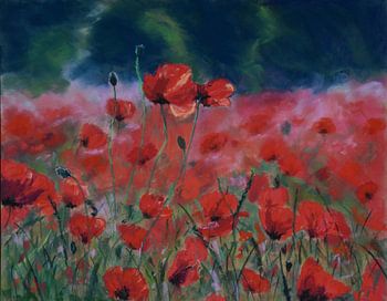 Coquelicots rouges