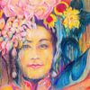 The colorfull Chineese Girl. van Ineke de Rijk