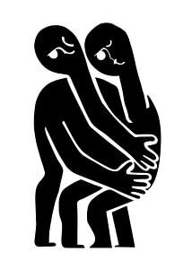 Abstract Hug No 1