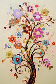 Fleurs abstraites sur Bert Nijholt