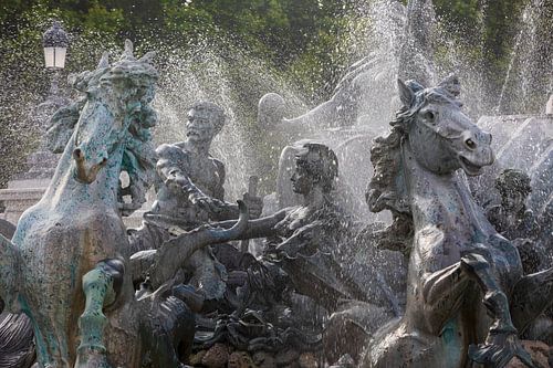 detail van het Monument aux Girondins  op de Place des Quinconces in Bordeaux