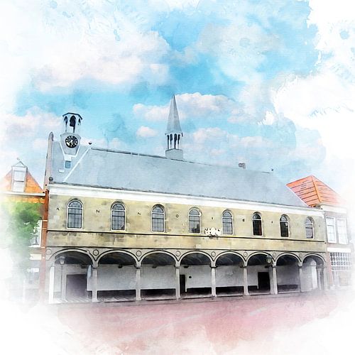 Gasthuiskerk in Zierikzee, Schouwen-Duiveland, Zeeland