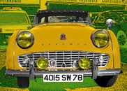 Triumph TR3 in het geel van aRi F. Huber thumbnail