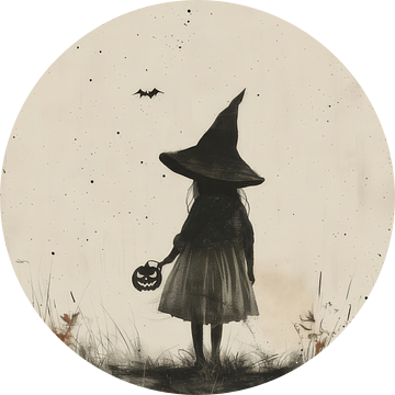 Mysterie van Halloween - Meisje in Heksenhoed - Helloween