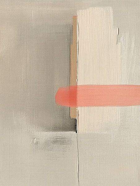 Modern abstract in Japandi stijl van Japandi Art Studio