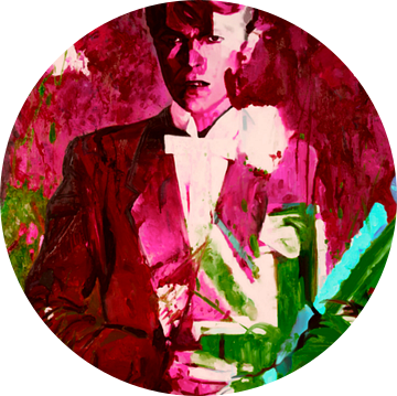 Hommage aan - David Bowie Union Jacks - The Duke Chic - Bloedrood van Felix von Altersheim