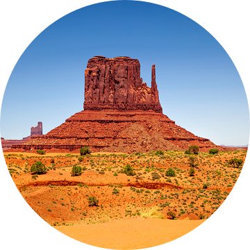 MONUMENT VALLEY West Mitten Butte  van Melanie Viola