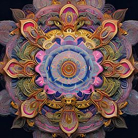 From the mandala-3 series by Carina Dumais