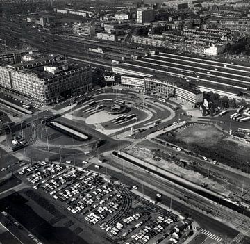 Rotterdam - Weena - Central Station 26-10-1967 by Roel Dijkstra