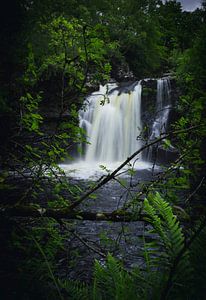 Doorkijkje naar de Falls of Falloch von Mitchell Routs