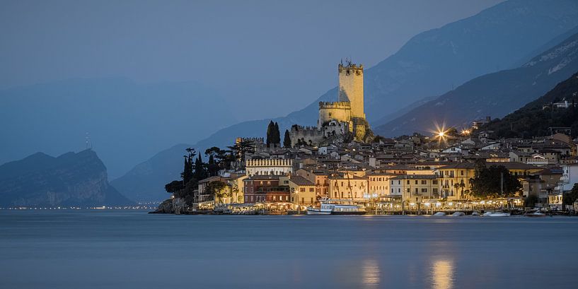 Evening at Malcesine, Lake Garda by Henk Meijer Photography
