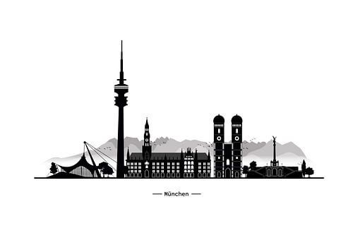Skyline von München