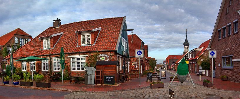 Hooksiel Stadspanorama van Edgar Schermaul