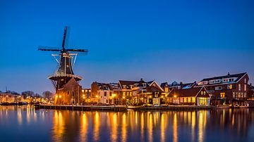 Windmill De Adriaan in Haarlem, the Netherlands by Adelheid Smitt