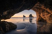 Sunset @ Wharariki Beach (South Island, New Zealand)