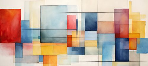 Aquarel Abstrakt 1599