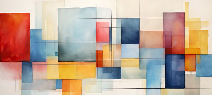 Watercolour Abstract 1599 by Abstract Painting
