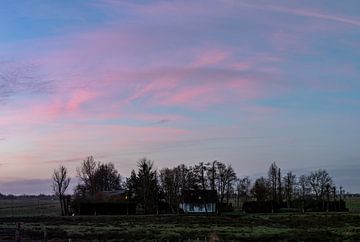 Lever de soleil Vinkeveen Botshol ! sur Peter Haastrecht, van