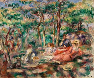 Picknick (Mittagessen auf der Wiese), Renoir (1893)