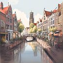 Busy Utrecht Canal by ComfortQ thumbnail