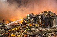Les pompiers en action