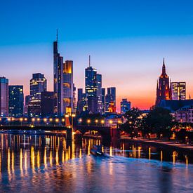 Sonnenuntergang in Frankfurt am Main von Mustafa Kurnaz