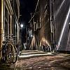 Deventer bij nacht van Hans Soowijl