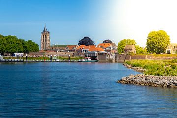 Gorinchem vu de l'eau sur Chris Poldervaart