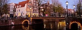 Amsterdam, Brouwersgracht Herengracht twilight